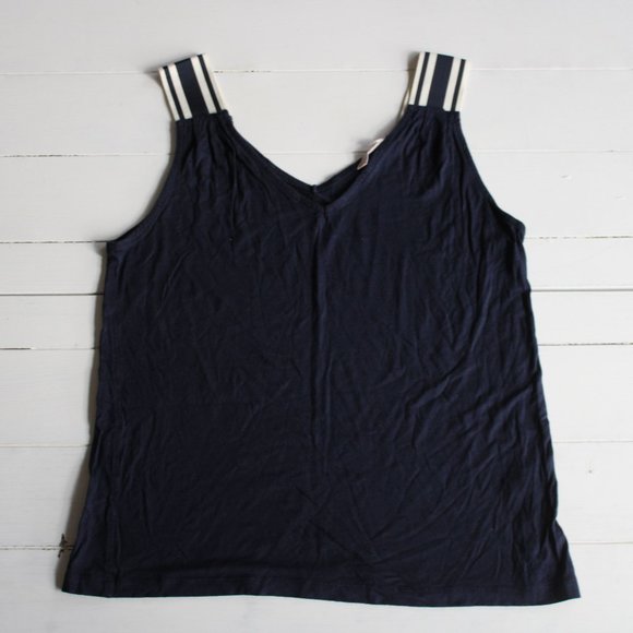Banana Republic Nautical Navy Tank Top - Picture 2 of 5